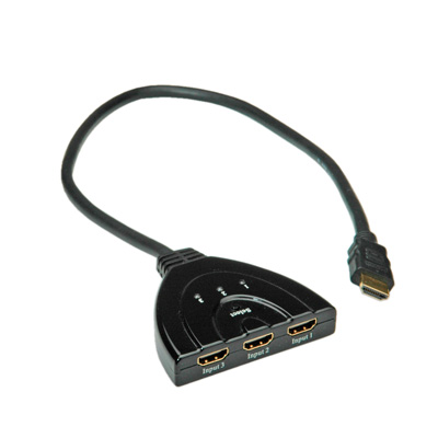 VALUE HDMI превключвател, 3-портов