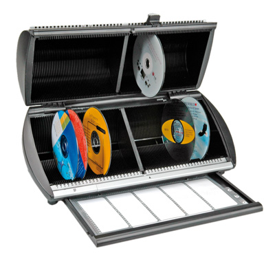 DISCGEAR DVD & CD Storage, Automatic, for 100 CDs