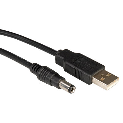 ROLINE Ext. Power кабел, USB-DC Plug, 1.0 м