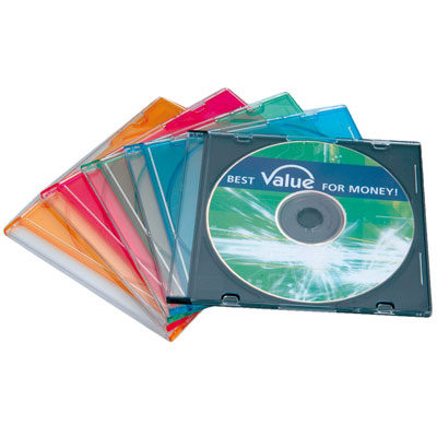VALUE CD Slim Case single, 5.2 мм, col., 5 бр