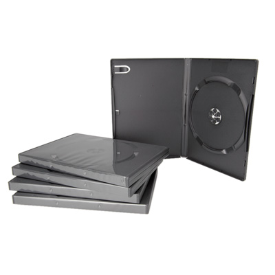 VALUE DVD Case single, 14.0 мм, черен цвят, 5 бр