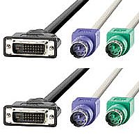 ROLINE KVM кабел DVI M+PS2 -- DVI M+PS2, 4.5 м