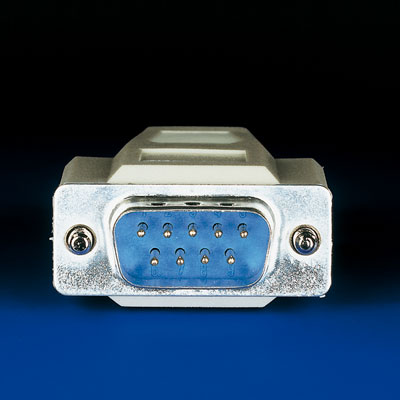 RS-232 сериен кабел D9 M/F, 1.8 м, монолитен, 9 проводника, удължителен