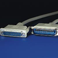 Принтерски кабел, IEEE-1284, 1.8 м, DB-25M/C36 M, 17 чифта