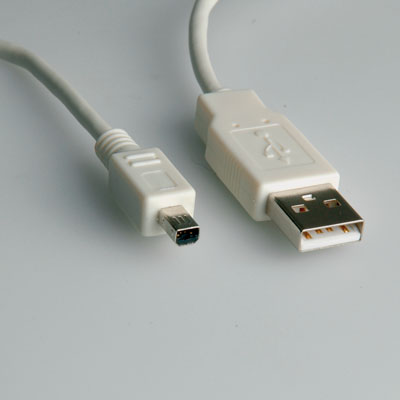 USB 2.0 Mini кабел, тип A към 4-pin, Mitsumi, 1.8 м