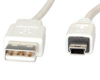 USB 2.0 Mini кабел, тип A към 5-pin, 1.8 м