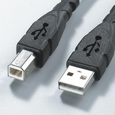 USB 2.0 Light кабел, 1.8 м, тип A - B, черен цвят