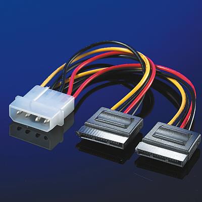 SATA захранващ кабел 2x SATA - 5.25