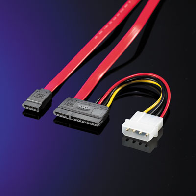 SATA 150 Mbps кабел за данни с накрайник за захранване