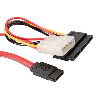 SATA 150 Mbps кабел за данни с накрайник за захранване