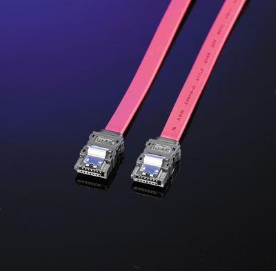 ROLINE SATA кабел с щипки, 1.0 м
