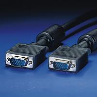 VGA кабел HD15 M/M, 30.0 м с феритни накрайници, Quality