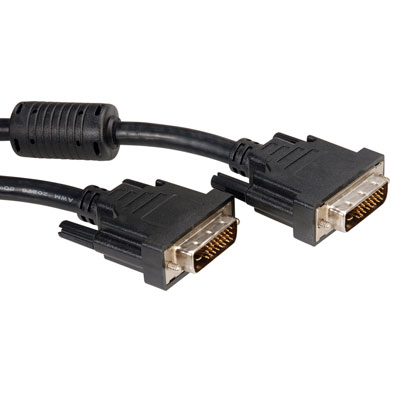 ROLINE DVI кабел, DVI M-M, dual link 10.0 м