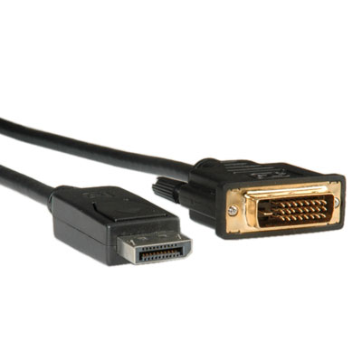 ROLINE кабел, DisplayPort M - DVI M, 2.0 м