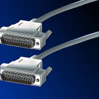 IEEE-1284 кабел, D25 M/M, 1.8 м, 25 проводника