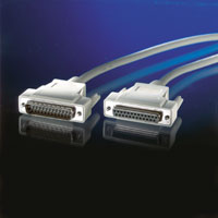 IEEE-1284 удължителен кабел, D25 M/F, 1.8 м, 25 проводника