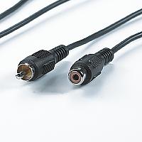 RCA удължителен кабел, 10.0 м, RCA M/F, tin-plated