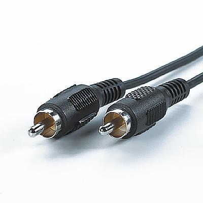 RCA кабел за връзка, 2.5 м, RCA M/M, tin-plated
