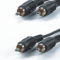 RCA кабел за връзка, 2.5 м, 2x RCA M/M
