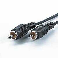 RCA кабел за връзка, 5.0 м, RCA M/M, tin-plated
