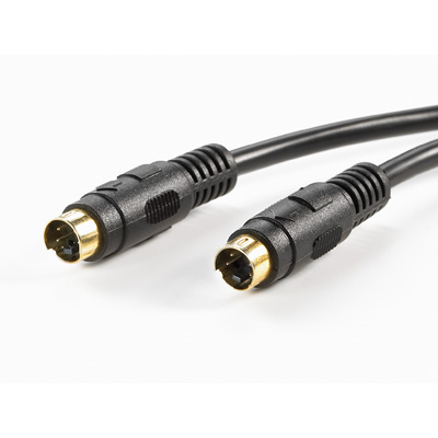 SVHS кабел MiniDin 4 M/M, 3.0 м, черен цвят