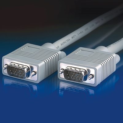 VGA кабел HD15 M/M, 3C+4, 2.0 м