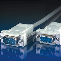 RS-232 сериен кабел D9 M/F, 3.0 м, 9 проводника, сглобяем, удължителен