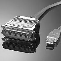 USB към C36 Male, Parallel IEEE-1284 конвертиращ кабел, 1.8 м