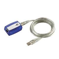 USB 2.0 към Ethernet конвертор, 1x USB тип A male към RJ-45 Female, 10/100 Mbps
