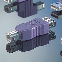 USB Gender Changer A/F към B/M