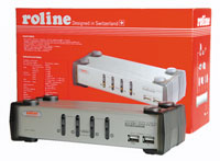 Автоматичен KVM & 2-портов USB 1.1 превключвател, CS-1734, 1x User - 4x PCs, аудио