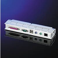 USB 2.0 докинг станция, с UK-PSU, 2x PS2, 2x USB 2.0, паралелен + сериен портове