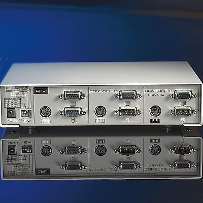2-портов Видео сплитер 250Mhz, с UK-PSU
