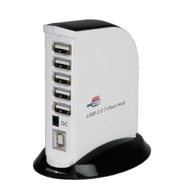 ROLINE USB 2.0 Hub, 7 Ports, with Power Supply
