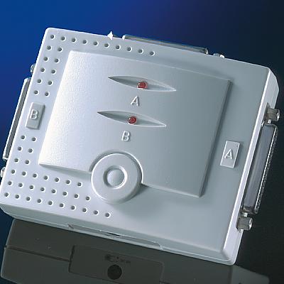 Автоматичен превключвател 2x PC към 1 принтер, 3x DB-25 Female, 2-портов, parallel