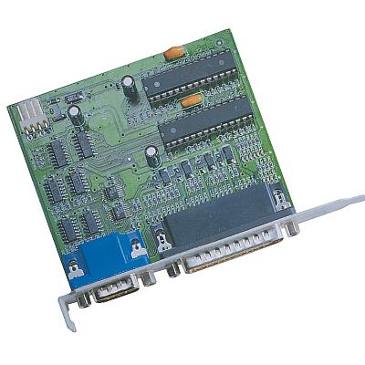 PCI карта с автоматичен KVM Switch, 1x User - 2x PCs, вътрешен, кабели