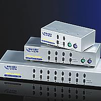 Автоматичен KVM Switch, 1x User към 2x PCs, PS2 с Audio