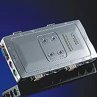 Автоматичен KVM Switch, 1x User към 4x PCs, пластмасов, без захранване, Pocket