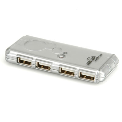 VALUE USB 2.0 Notebook Hub, 4 Ports, w/o Power Supply