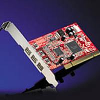 3-портов, IEEE 1394a PCI адаптер, 400 Mbps, 32bit