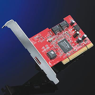 2-портов SATA PCI контролер, с 50 см SATA кабел