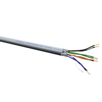 FTP мрежов кабел Cat.5e, solid wire, 300.0 м, сив цвят