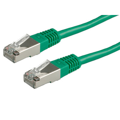 FTP Patch кабел Cat.5e, 2.0 м, AWG26, зелен цвят