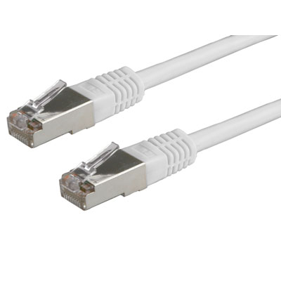 S/FTP Patch кабел Cat.5e, 0.5 м, AWG26, сив цвят