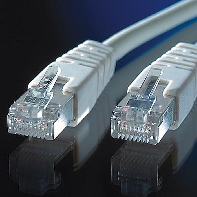 S/FTP Patch кабел Cat.5e, 1.0 м, AWG26, сив цвят