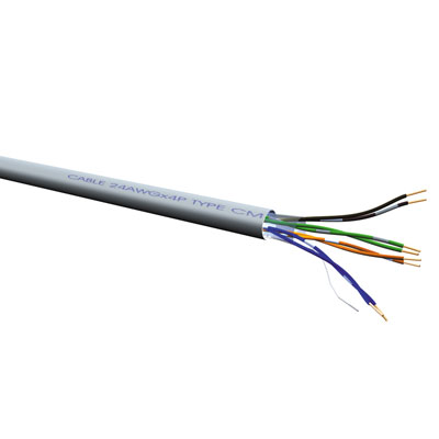 UTP Row кабел Cat.5e solid wire, 300.0 м, сив цвят
