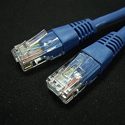 UTP Patch кабел Cat.5e, 0.5 м, AWG24, син цвят
