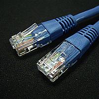 UTP Patch кабел Cat.5e, 1.0 м, AWG24, син цвят