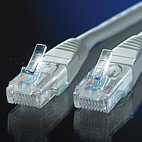 UTP Patch кабел Cat.5e, 0.5 м, crosswired, сив цвят