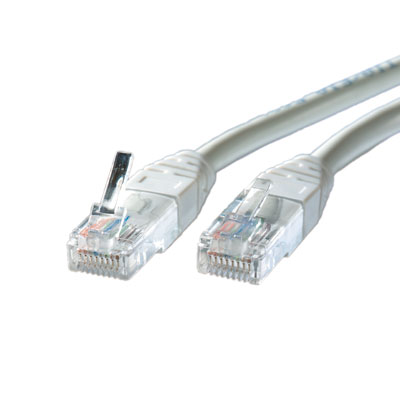 UTP Patch кабел Cat.5e, 0.5 м, crosswired, сив цвят